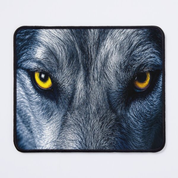 Item preview, Yellow Eyes, Realistic Wolf Portrait designed and sold by BHOWMIK STORE.