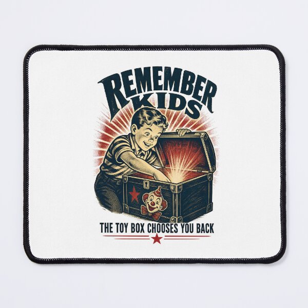 Item preview, Remember Kids Toy Box Creepy Vintage Humor designed and sold by journeyengine.