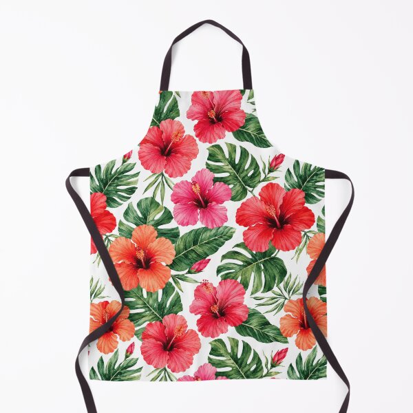 Item preview, Hibiscus Tropical Bold Watercolor Seamless Floral Pattern designed and sold by Inkworksbyshery.