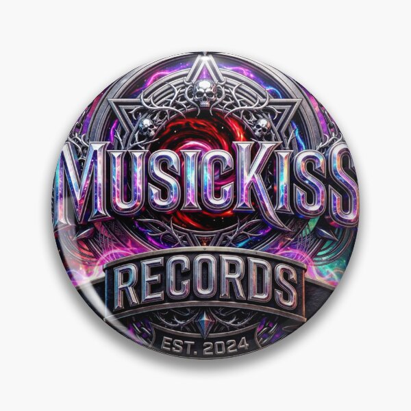 Item preview, Musickiss Records Psychedelic Logo designed and sold by Kglitch.