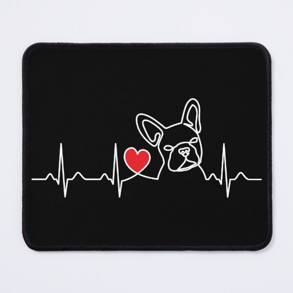 Item preview, French Bulldog Heartbeat Frenchie Lover Gift designed and sold by clickbongski.