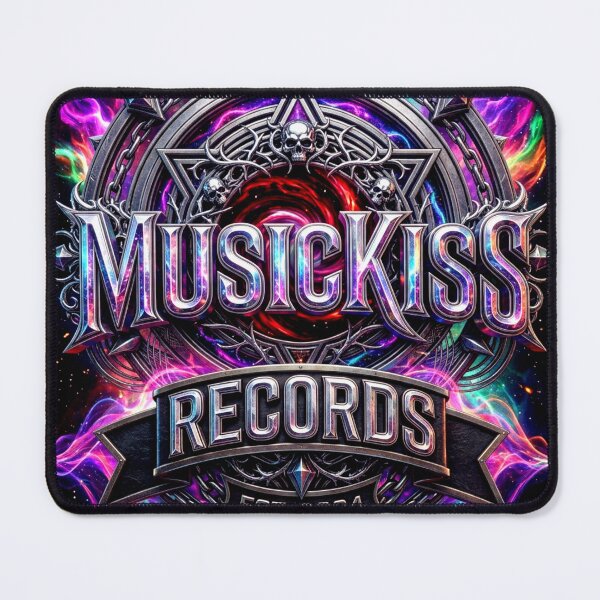 Item preview, Musickiss Records Psychedelic Logo designed and sold by Kglitch.