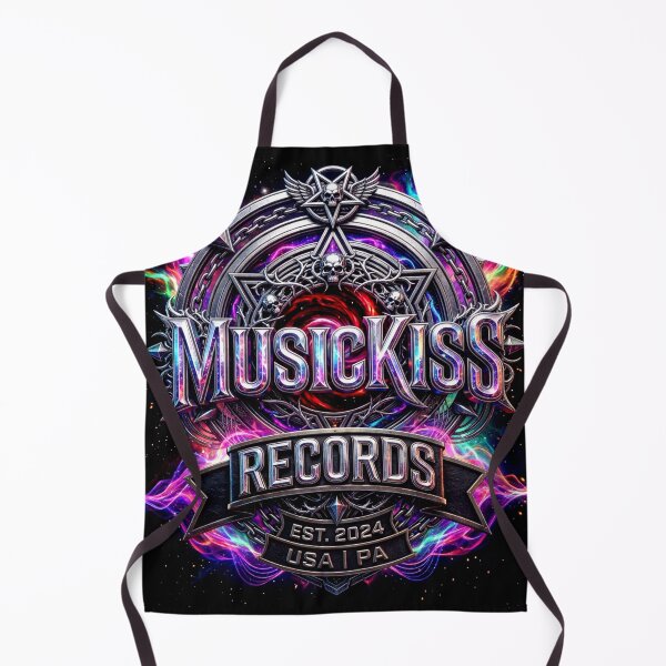 Item preview, Musickiss Records Psychedelic Logo designed and sold by Kglitch.