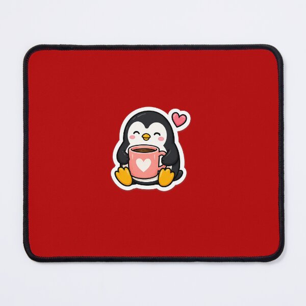 Item preview, Cute Penguin Coffee Sticker | Kawaii Cozy Penguin designed and sold by Ricomin.