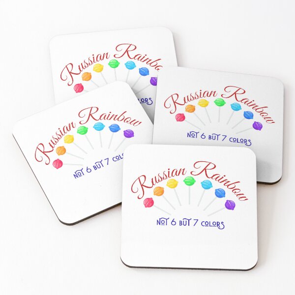 Item preview, Russian Rainbow. 7 Colors in a Rainbow. Not 6 But 7 Colors. designed and sold by ShrimpAndGrits.