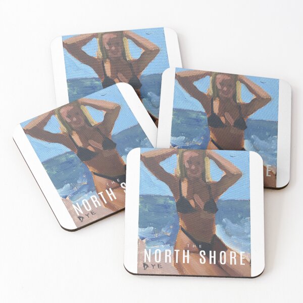 Artikelvorschau, Bikini-Mädchen am Strand von North Shore, Hawaii, beim Surfen entworfen und verkauft von desertmeridian.