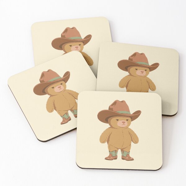 Item preview, Funny Vintage Cowboy Plush Stuffed Animal Meme designed and sold by DuckOddity.