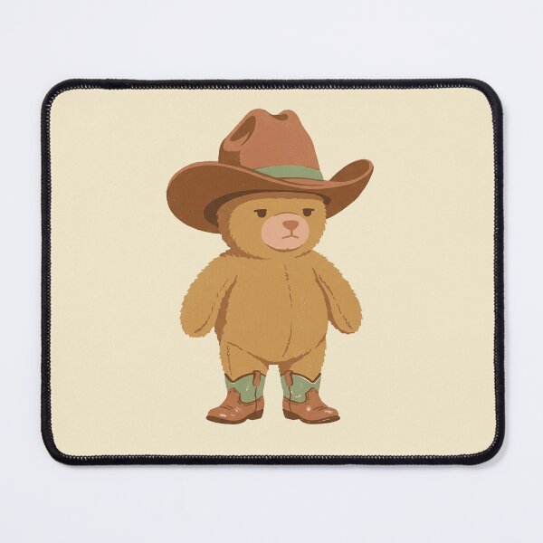 Item preview, Funny Vintage Cowboy Plush Stuffed Animal Meme designed and sold by DuckOddity.