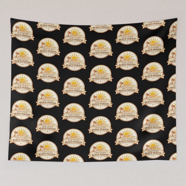 Item preview, Certified Beach Person Vintage Badge designed and sold by PixelQ.
