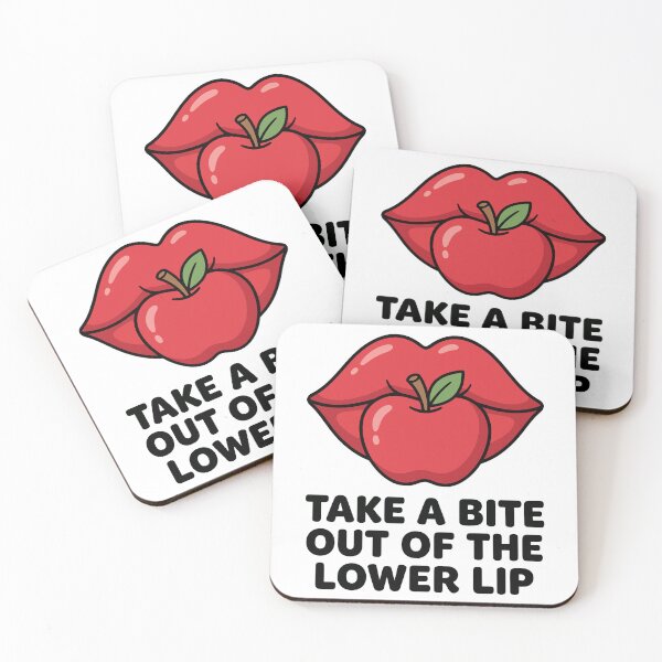 Item preview, Romantic Red Lips Biting An Apple designed and sold by Amir Faysal.