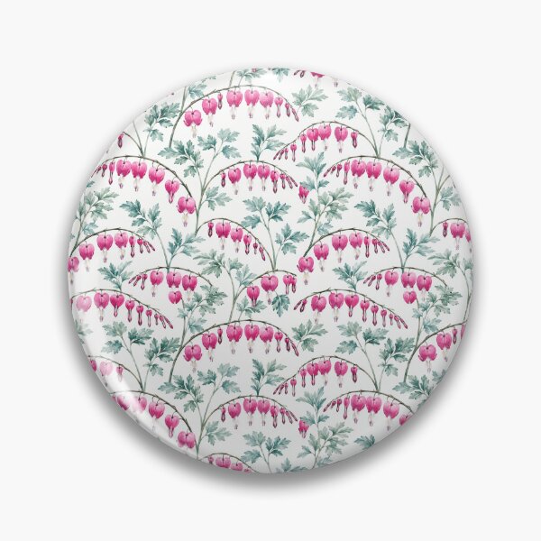 Item preview, Bleeding Heart Woodland Watercolor Seamless Botanical Pattern designed and sold by Inkworksbyshery.