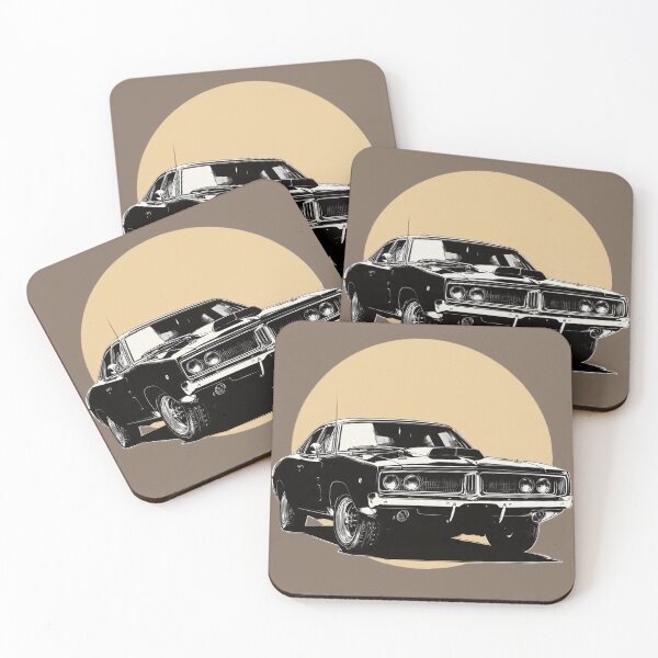 Item preview, Vintage Art Muscle car v1 designed and sold by Late Theory.