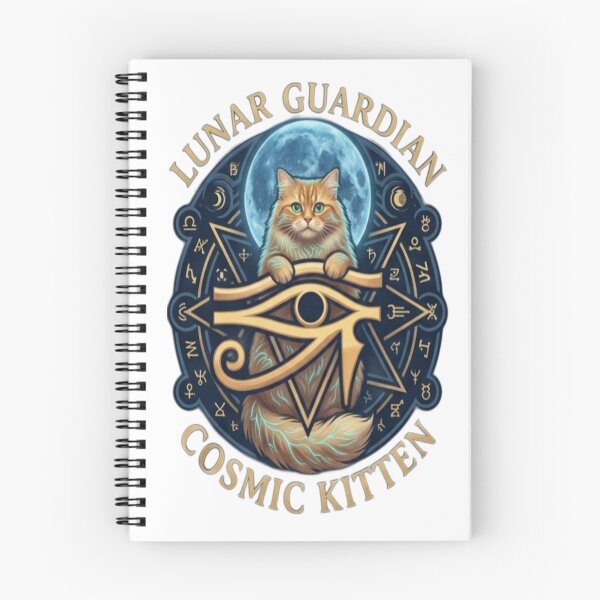 Item preview, Lunar Guardian Cosmic Kitten – Cat Energy designed and sold by HoodiePlanet.