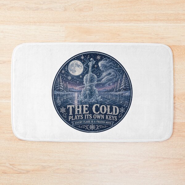 Item preview, The Cold Plays Its Own Keys | Winter Music Art designed and sold by NatureHarmony16.