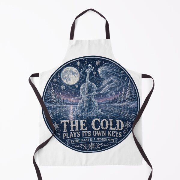 Item preview, The Cold Plays Its Own Keys | Winter Music Art designed and sold by NatureHarmony16.