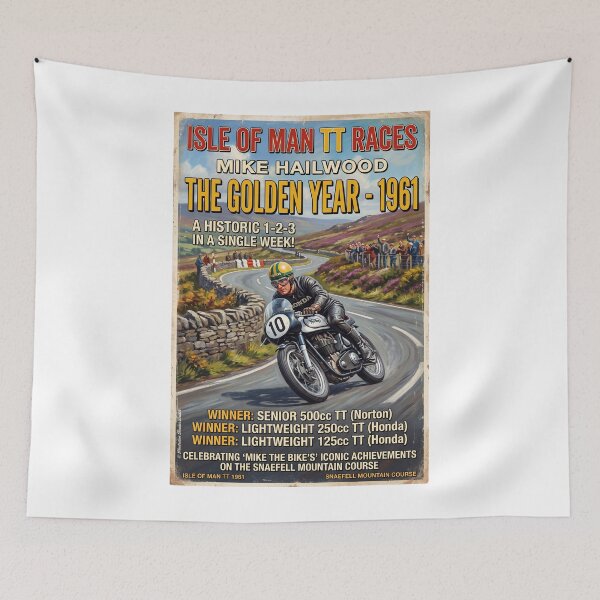 Item preview, Mike Hailwood TT Race 1961 designed and sold by Theodor Decker.