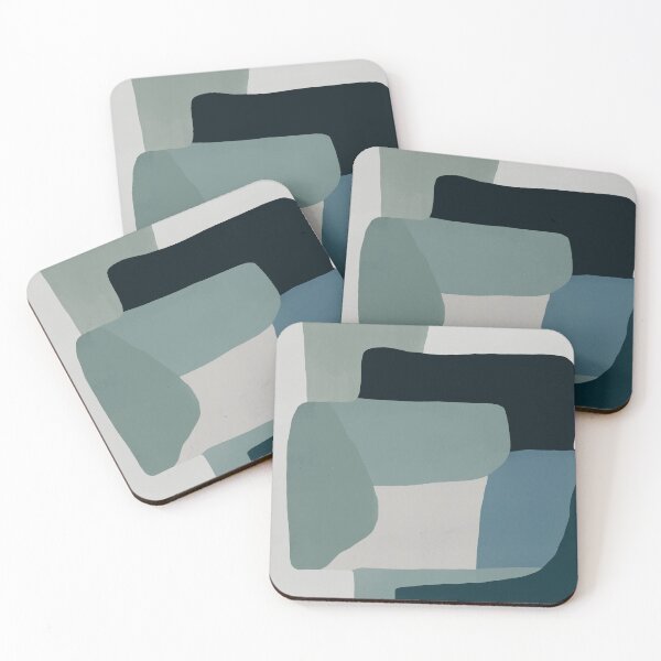 Item preview, Minimalist Abstract Geometry in Sage and Navy designed and sold by Little  Dean.
