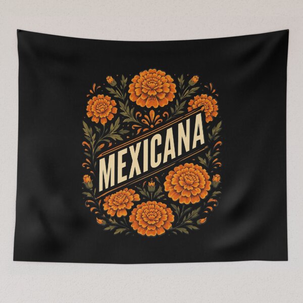 Item preview, Mexicana - Viva Mexico Vintage Roses designed and sold by OlakunleOloroz.
