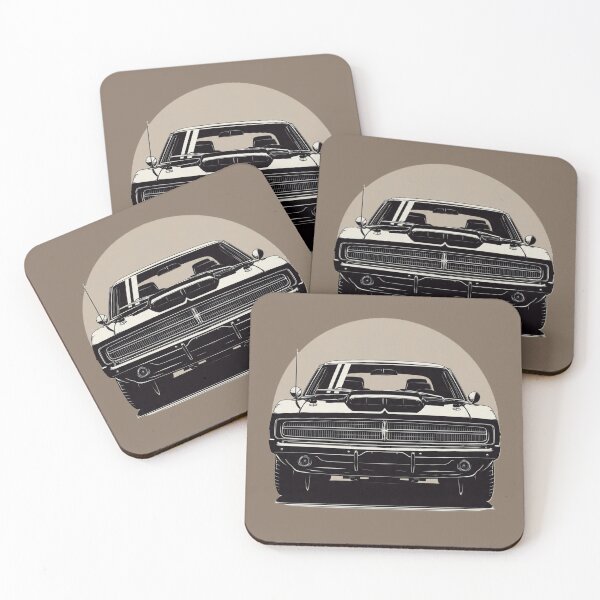 Item preview, Vintage Art Muscle car v2 designed and sold by Late Theory.