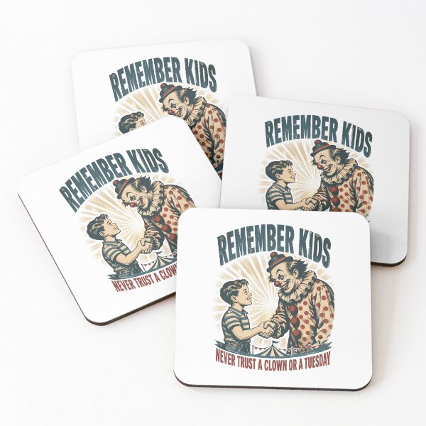Item preview, Remember Kids Clown Creepy Vintage Dark Humor designed and sold by journeyengine.