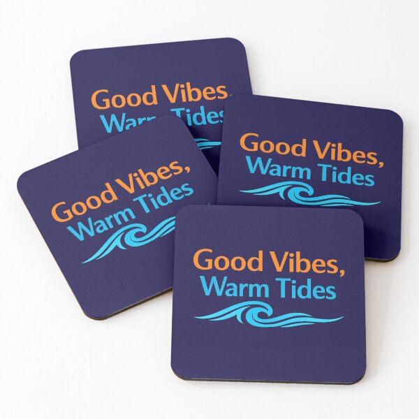 Item preview, Good Vibes Warm Tides Positive Ocean Wave Design designed and sold by PixelQ.