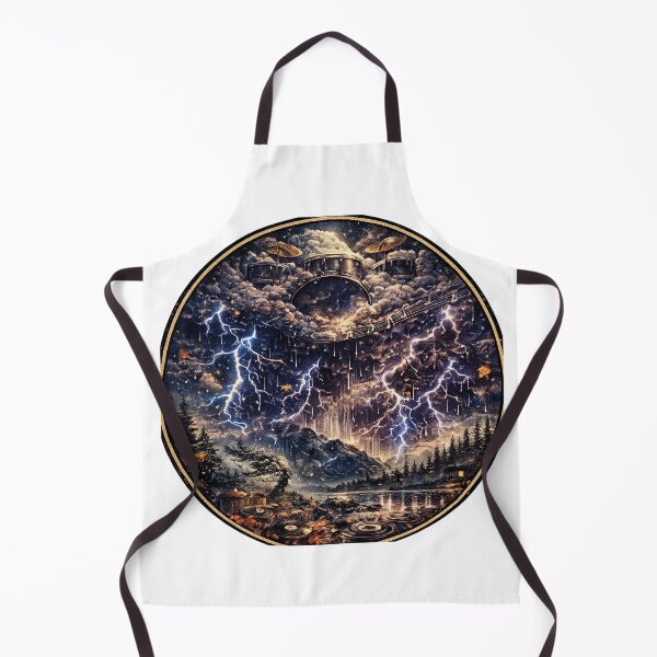 Item preview, Lightning Always Plays the Drums | Thunderstorm Music Art designed and sold by NatureHarmony16.