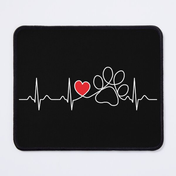 Item preview, Dog Paw Heartbeat - Dog Lover Gift designed and sold by clickbongski.