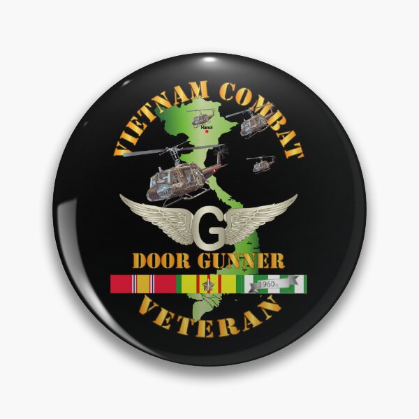 Item preview, Ejército - Vietnam Combat AVN Vet Door Gunner - Asalto aéreo con SVC designed and sold by Military Insignia Products.