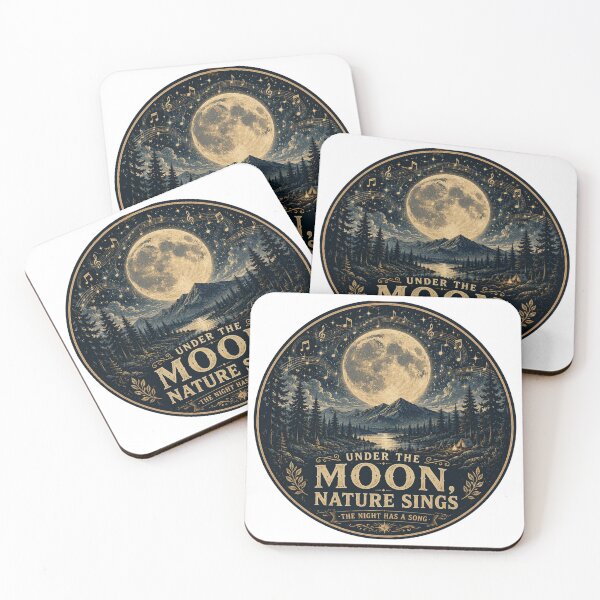 Item preview, Under the Moon, Nature Sings | Night Music Landscape designed and sold by NatureHarmony16.