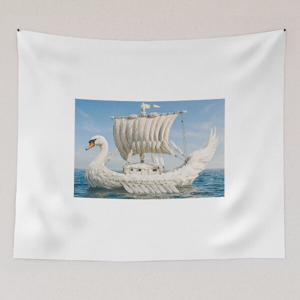 Item preview, Swan Ship (version 1) designed and sold by ales-panz.