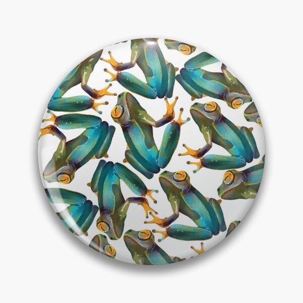 Item preview, Enchanted Green Frogs designed and sold by Karin Taylor.
