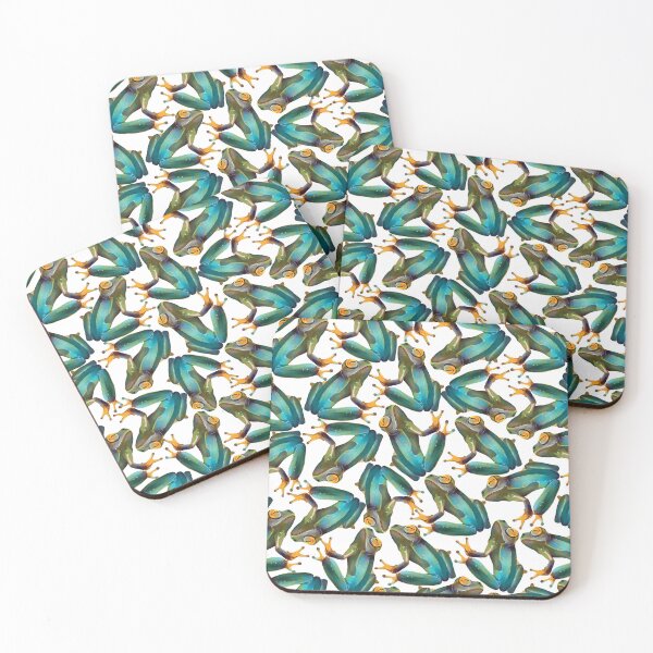 Item preview, Enchanted Green Frogs designed and sold by Karin Taylor.