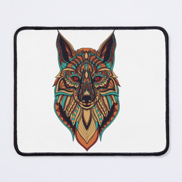 Item preview, Intricate Geometric Wolf Mandala - Tribal Wolf Tattoo Design designed and sold by Jo Graphics.