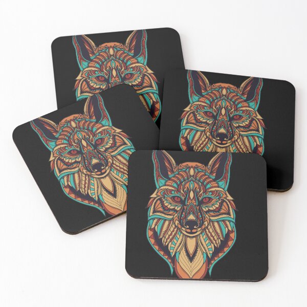 Item preview, Intricate Geometric Wolf Mandala - Tribal Wolf Tattoo Design designed and sold by Jo Graphics.