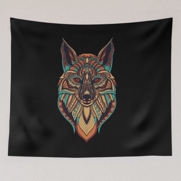 Item preview, Intricate Geometric Wolf Mandala - Tribal Wolf Tattoo Design designed and sold by Jo Graphics.