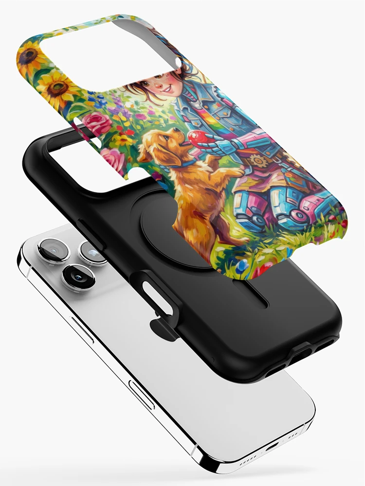 Thumbnail 2 of 4, iPhone Case, robots designed and sold by PP&RAINBOW SHOP.