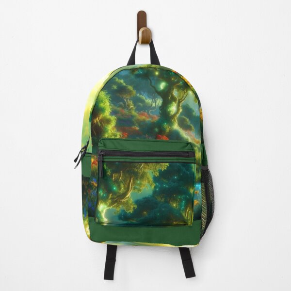 Item preview, Vibrant Enchanted Glowing Forest with Magical Wildflowers designed and sold by Nexus Space.