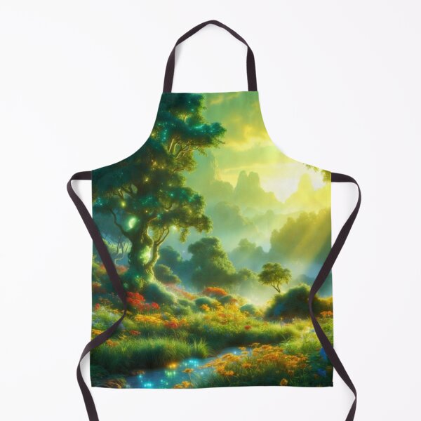 Item preview, Vibrant Enchanted Glowing Forest with Magical Wildflowers designed and sold by Nexus Space.