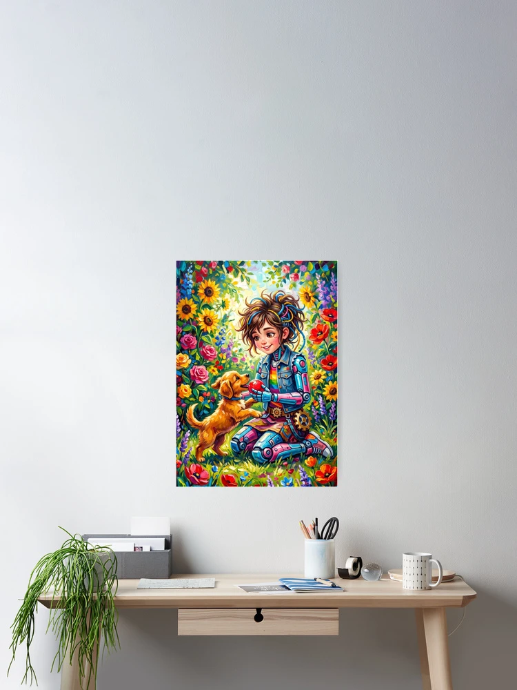 Thumbnail 2 of 3, Poster, robots designed and sold by PP&RAINBOW SHOP.
