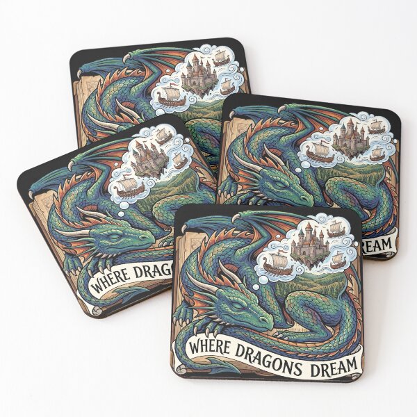 Artikelvorschau, Where Dragons Dream entworfen und verkauft von The Quiet Canvas By Jacky.