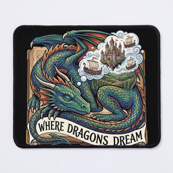 Item preview, Where Dragons Dream designed and sold by The Quiet Canvas By Jacky.