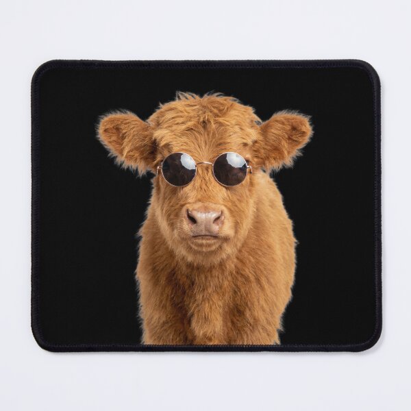 Item preview, Cute Baby Highland Cow Wearing Sunglasses Funny designed and sold by RareLavender.