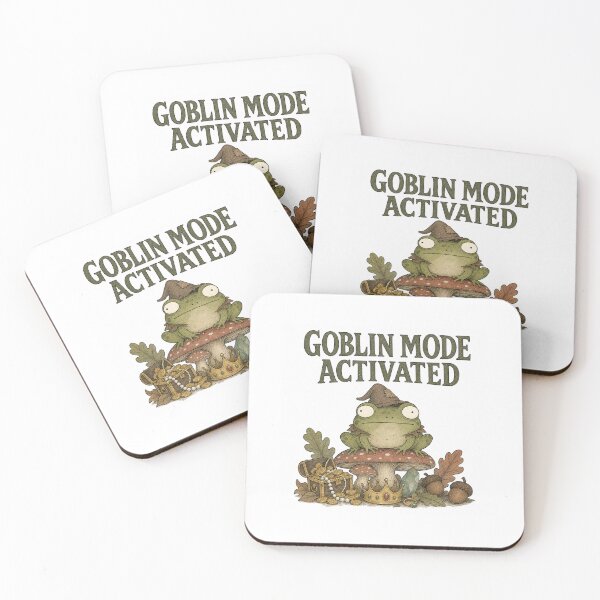 Item preview, Goblin Mode Activated | Funny Frog Goblin | Cottagecore Fantasy Mushroom Design designed and sold by Fernhaven.