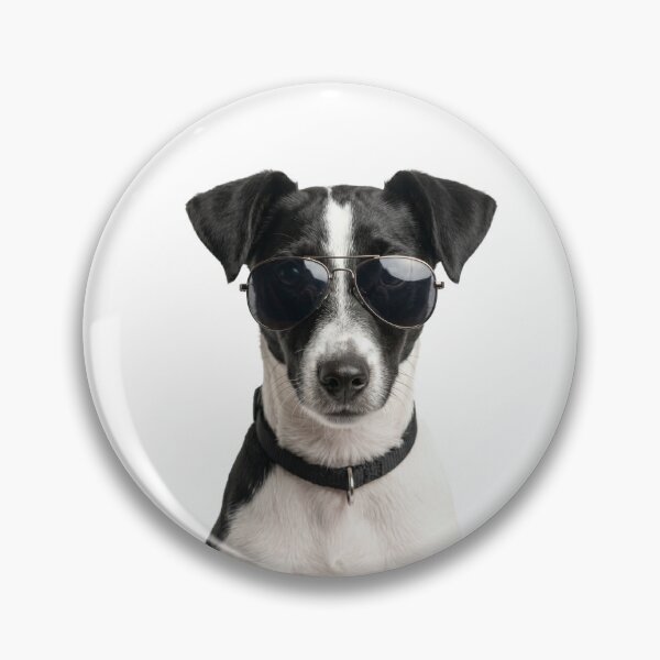 Item preview, Cute Baby Smooth Fox Terrier Wearing Sunglasses Funny designed and sold by RareLavender.