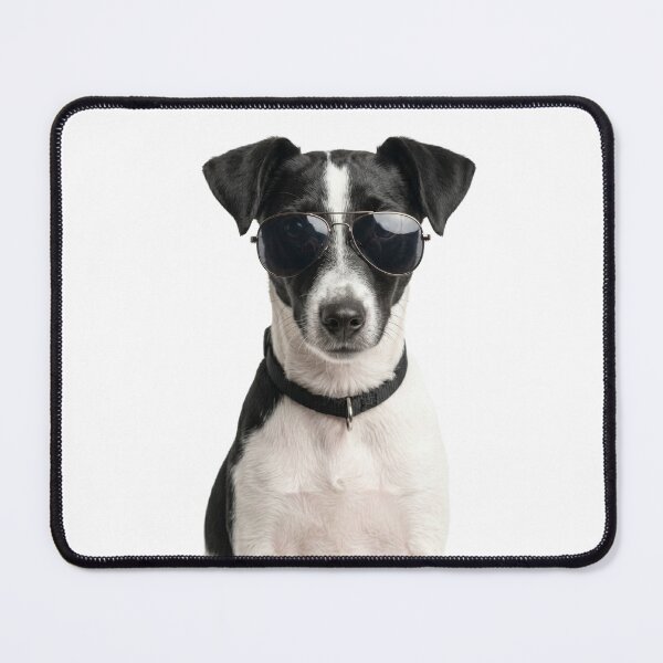 Item preview, Cute Baby Smooth Fox Terrier Wearing Sunglasses Funny designed and sold by RareLavender.