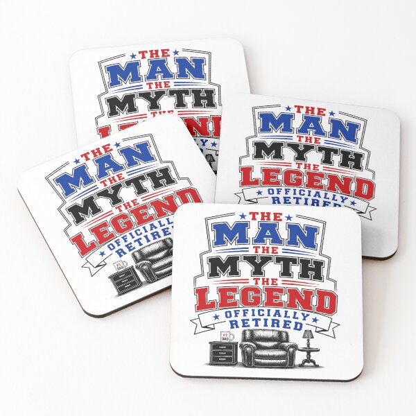 Item preview, THE MAN, THE MYTH, THE LEGEND IS RETIRED! designed and sold by FunneeMugs.