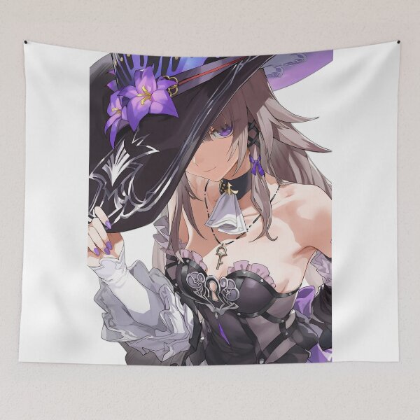 Item preview, Herta Purple Flower Hat Honkai Star Rail designed and sold by KomiArts.