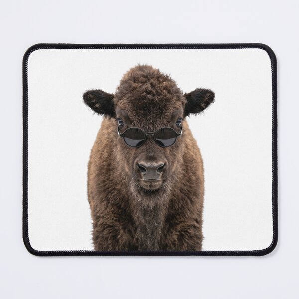 Item preview, Cute Baby Bison Wearing Sunglasses Funny designed and sold by RareLavender.