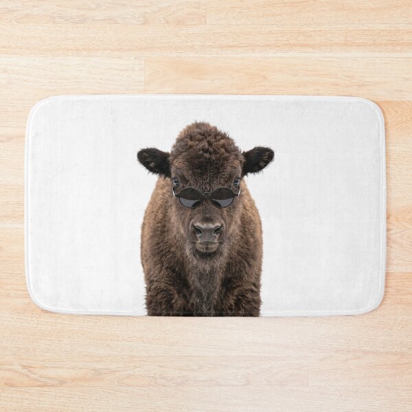 Item preview, Cute Baby Bison Wearing Sunglasses Funny designed and sold by RareLavender.