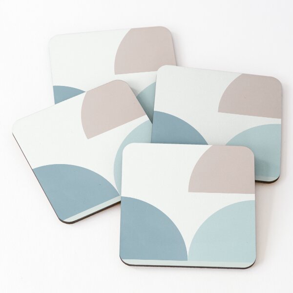 Item preview, Minimalist Geometric Abstract Art in Sage and Beige designed and sold by Little  Dean.